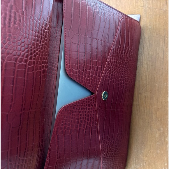 NOTIQ Vegan Croco Leather Laptop Tech Sleeve /document holder NEW - Picture 2 of 10